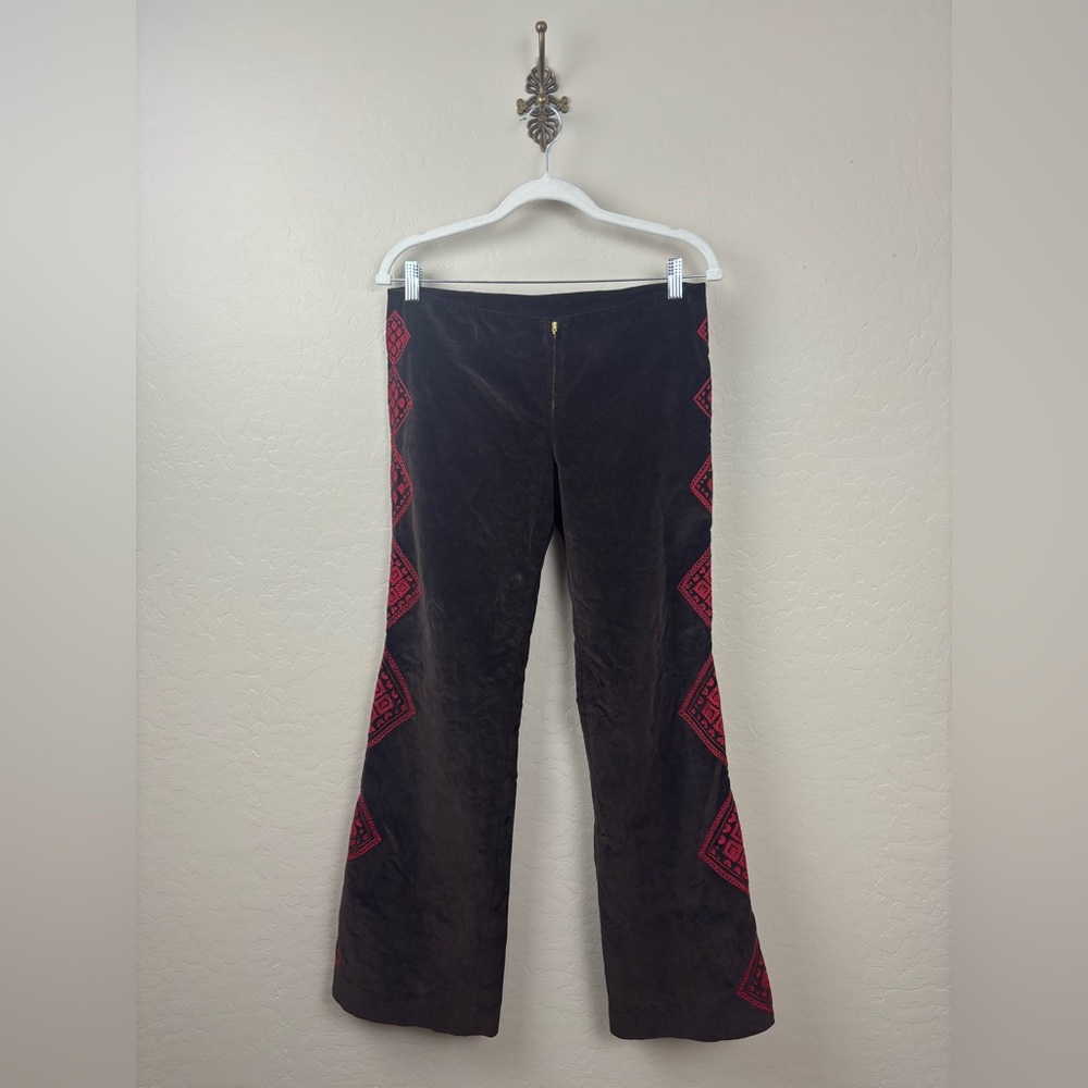 Preloved‎ - Tory Burch - Vintage Embroidered Flare Pants
